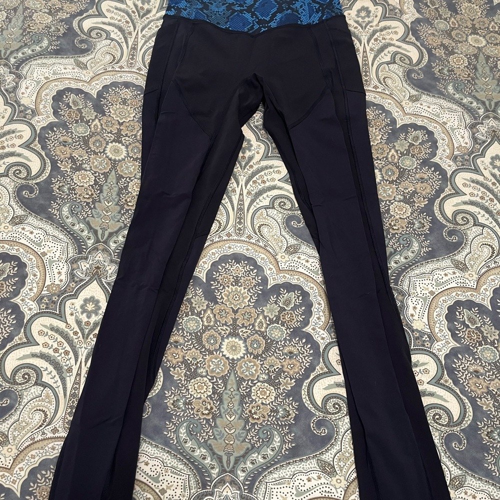 Navy Lululemon Workout Leggings